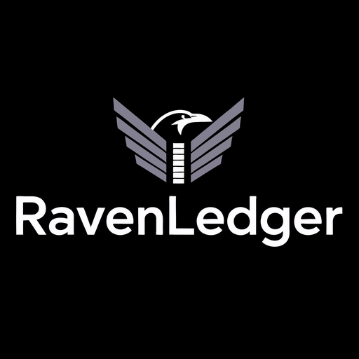 RavenLedger supplied logo and wordmark